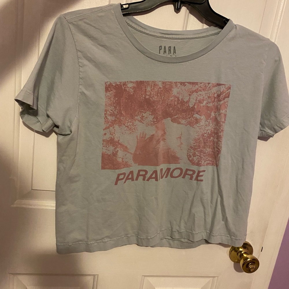 Paramore cropped tee